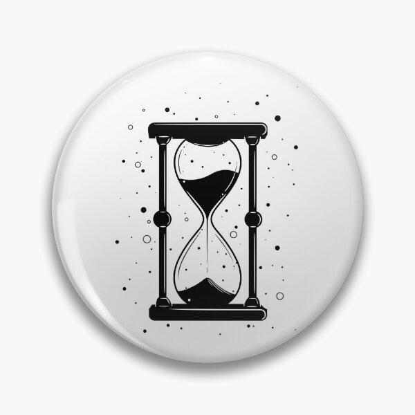 Item preview, Hourglass Celestial Minimalist - Sand Clock black and white - Sandglass designed and sold by Tomioka-Art.