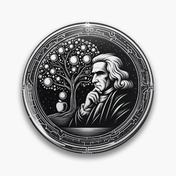 Item preview, A Minimalist Art of Sir Issac Newton  designed and sold by PaintedPixels01.