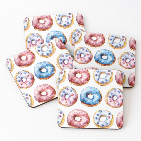 Item preview, Colorful Donuts on White  designed and sold by KSimpson838.
