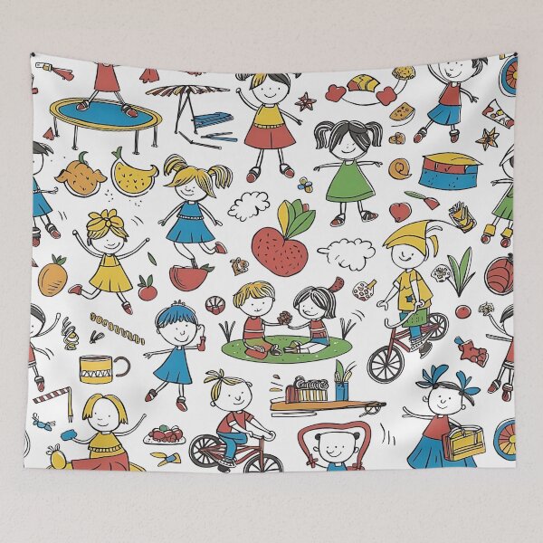 Item preview, Playtime Parade Kid's Pattern designed and sold by Haji  Kamora.
