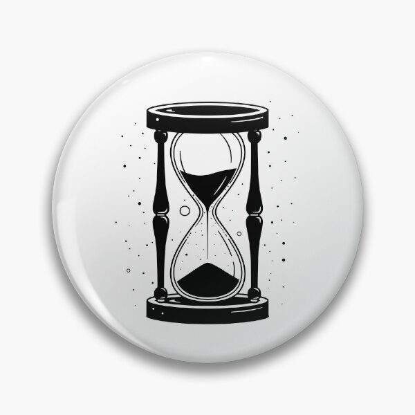 Item preview, Hourglass Celestial Minimalist - Sand Clock black and white - Sandglass designed and sold by Tomioka-Art.