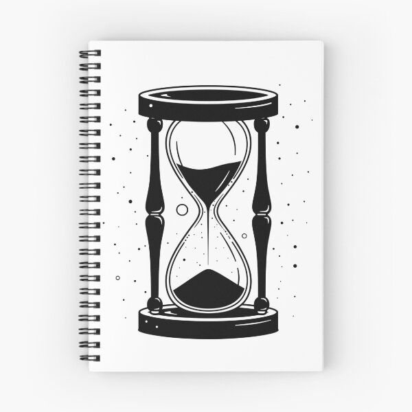 Item preview, Hourglass Celestial Minimalist - Sand Clock black and white - Sandglass designed and sold by Tomioka-Art.