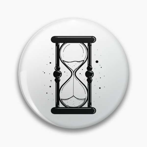 Item preview, Hourglass Celestial Minimalist - Sand Clock black and white - Sandglass designed and sold by Tomioka-Art.