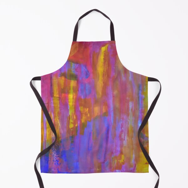 Item preview, Print from Pink Purple Blue Yellow Abstract Intuitive Painting designed and sold by CreativeCanvas8.