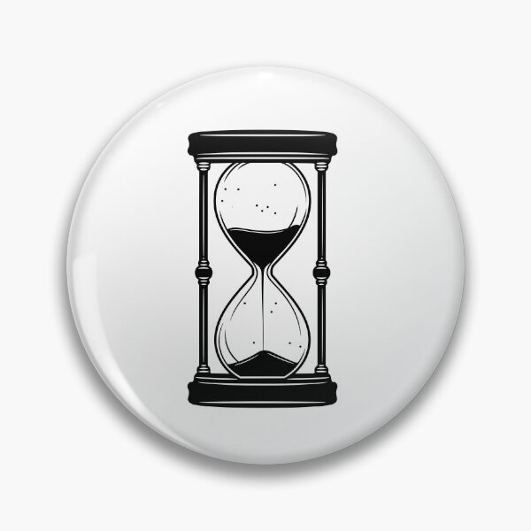 Item preview, Hourglass Celestial Minimalist - Sand Clock black and white - Sandglass designed and sold by Tomioka-Art.