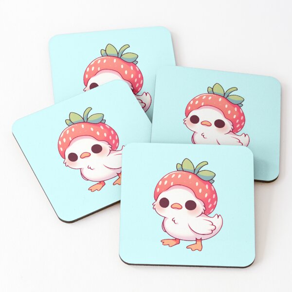 Item preview, Strawberry Hat Duckling designed and sold by UmbrellaStudio1.