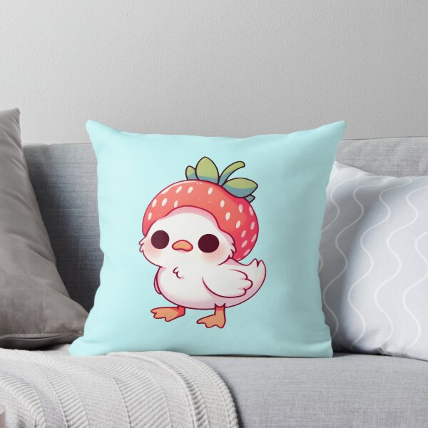 Item preview, Strawberry Hat Duckling designed and sold by UmbrellaStudio1.