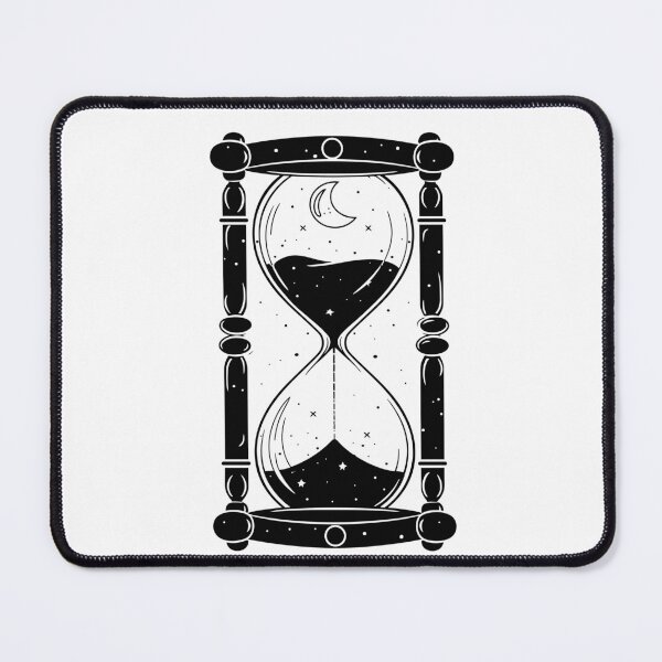 Item preview, Hourglass Celestial Minimalist - Sand Clock black and white - Sandglass designed and sold by Tomioka-Art.