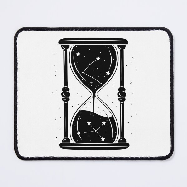 Item preview, Hourglass Celestial Minimalist - Sand Clock black and white - Sandglass designed and sold by Tomioka-Art.