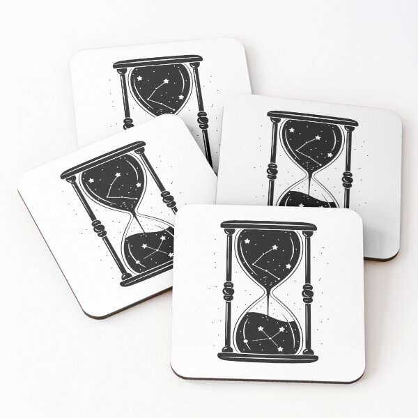 Item preview, Hourglass Celestial Minimalist - Sand Clock black and white - Sandglass designed and sold by Tomioka-Art.