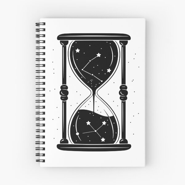 Item preview, Hourglass Celestial Minimalist - Sand Clock black and white - Sandglass designed and sold by Tomioka-Art.