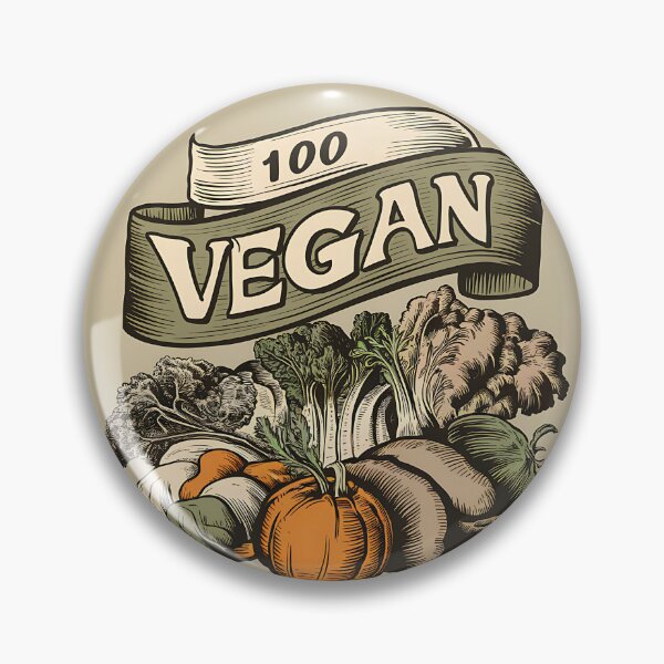 Item preview, Vintage Harvest Vegan Tee, 100 Vegan designed and sold by TrendyGraphTees.