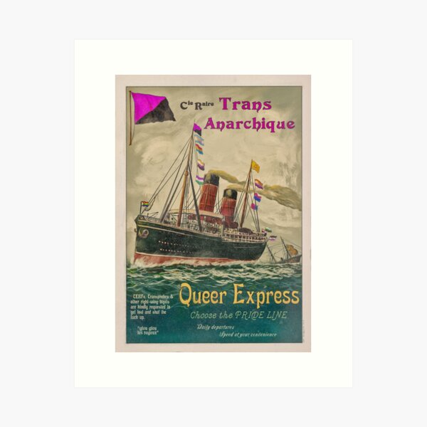 Aperçu de l'œuvre The Queer Express créée et vendue par Loki Propagandart.