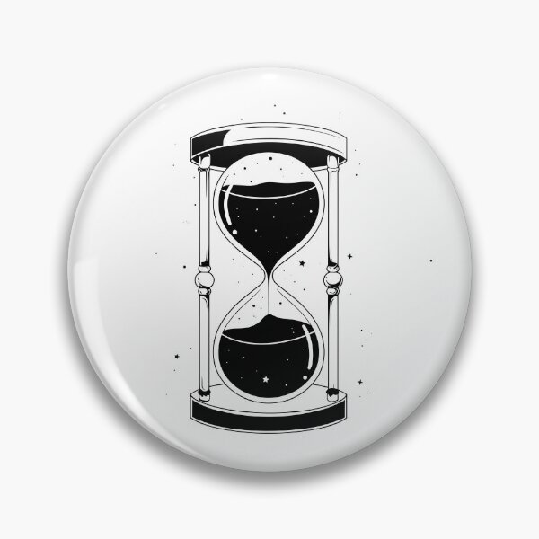 Item preview, Hourglass Celestial Minimalist - Sand Clock black and white - Sandglass designed and sold by Tomioka-Art.