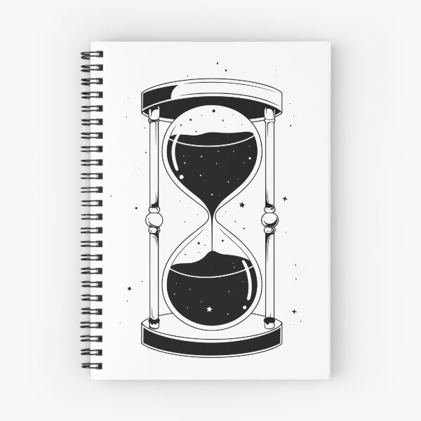 Item preview, Hourglass Celestial Minimalist - Sand Clock black and white - Sandglass designed and sold by Tomioka-Art.