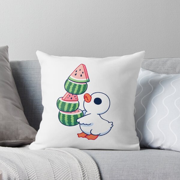 Item preview, Duck Balancing Watermelon Slices designed and sold by UmbrellaStudio1.