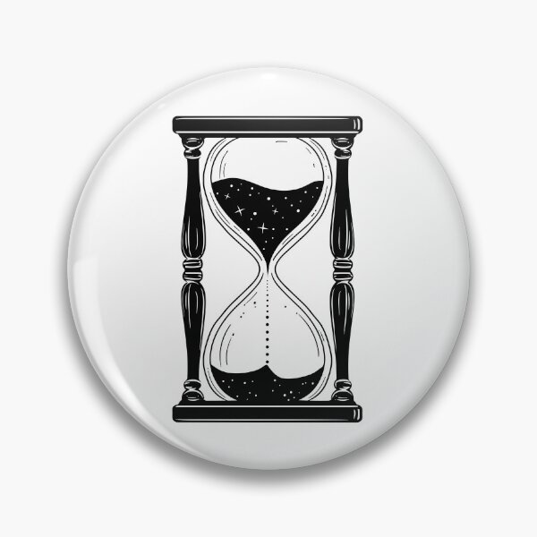 Item preview, Hourglass Celestial Minimalist - Sand Clock black and white - Sandglass designed and sold by Tomioka-Art.