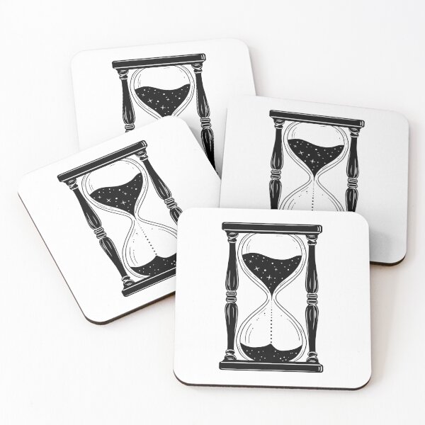 Item preview, Hourglass Celestial Minimalist - Sand Clock black and white - Sandglass designed and sold by Tomioka-Art.