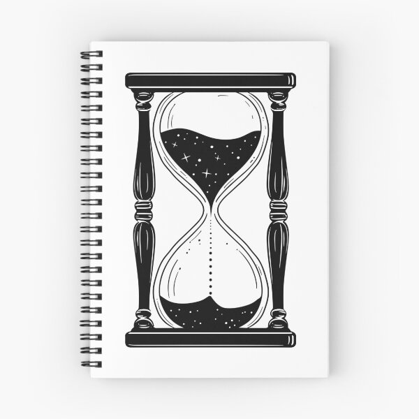 Item preview, Hourglass Celestial Minimalist - Sand Clock black and white - Sandglass designed and sold by Tomioka-Art.