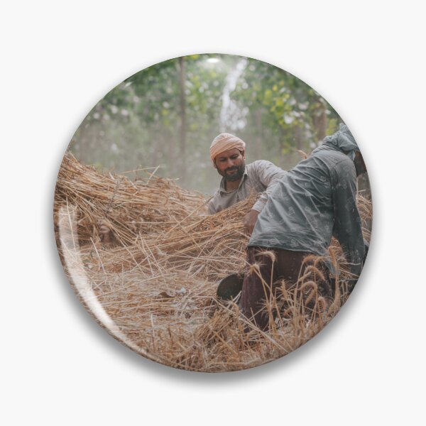 Item preview, Wheat Harvesting in Punjab designed and sold by RajeevKashyap.