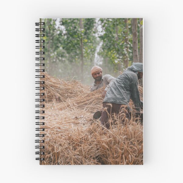 Item preview, Wheat Harvesting in Punjab designed and sold by RajeevKashyap.