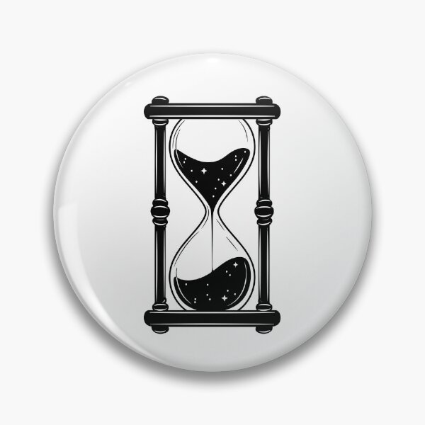 Item preview, Hourglass Celestial Minimalist - Sand Clock black and white - Sandglass designed and sold by Tomioka-Art.
