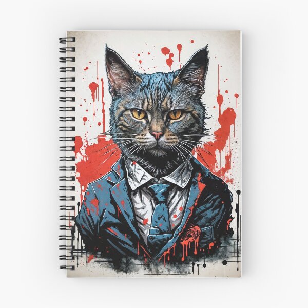 Item preview, Psychopath cat designed and sold by Marginalia Workshop.