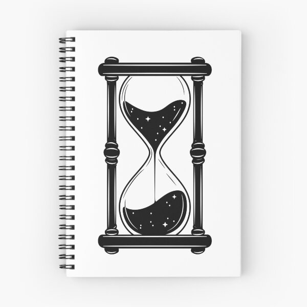 Item preview, Hourglass Celestial Minimalist - Sand Clock black and white - Sandglass designed and sold by Tomioka-Art.