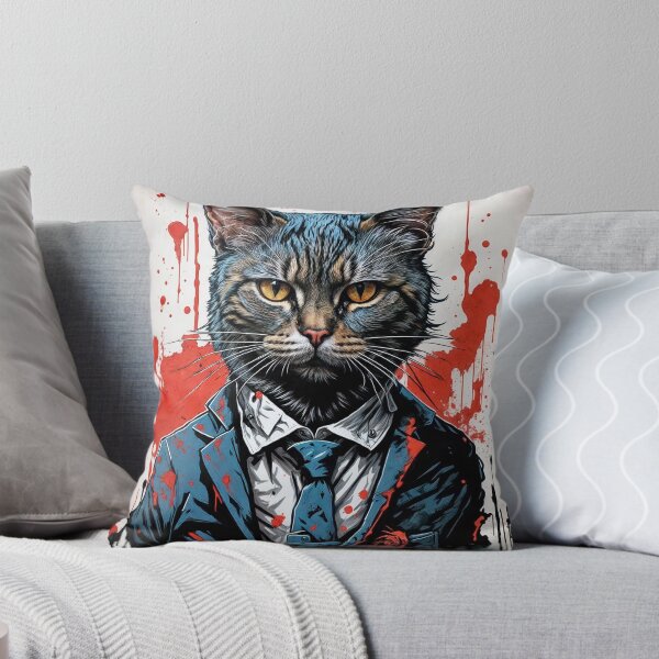 Item preview, Psychopath cat designed and sold by Marginalia Workshop.