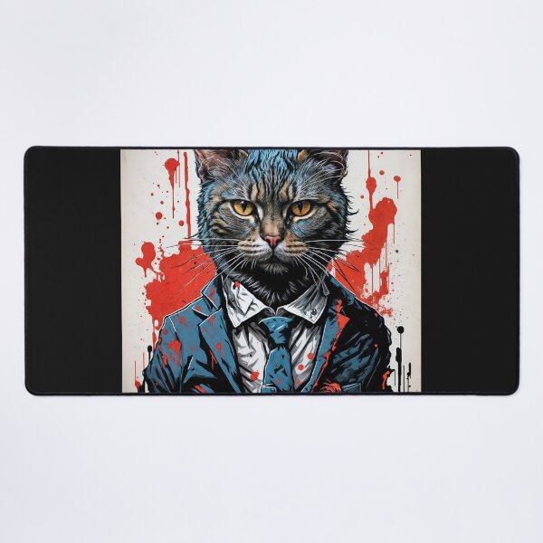 Item preview, Psychopath cat designed and sold by Marginalia Workshop.