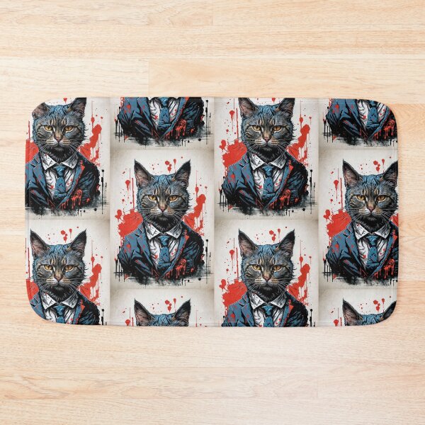 Item preview, Psychopath cat designed and sold by Marginalia Workshop.