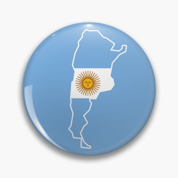 Item preview, Map with Flag of Argentina designed and sold by Polux Design.