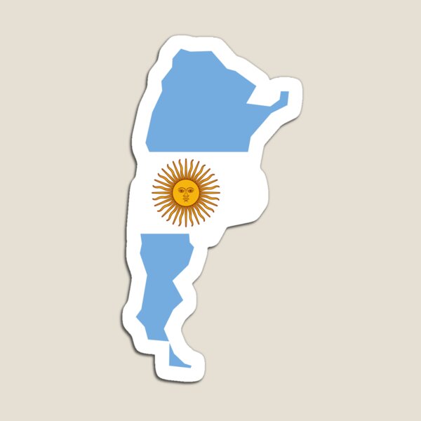 Artikelvorschau, Karte mit der Flagge Argentiniens entworfen und verkauft von Polux Design.