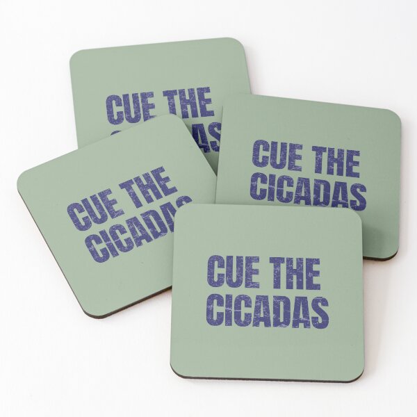 Item preview, Cue The Cicadas Simple Funny Text  designed and sold by HowToCanadian.