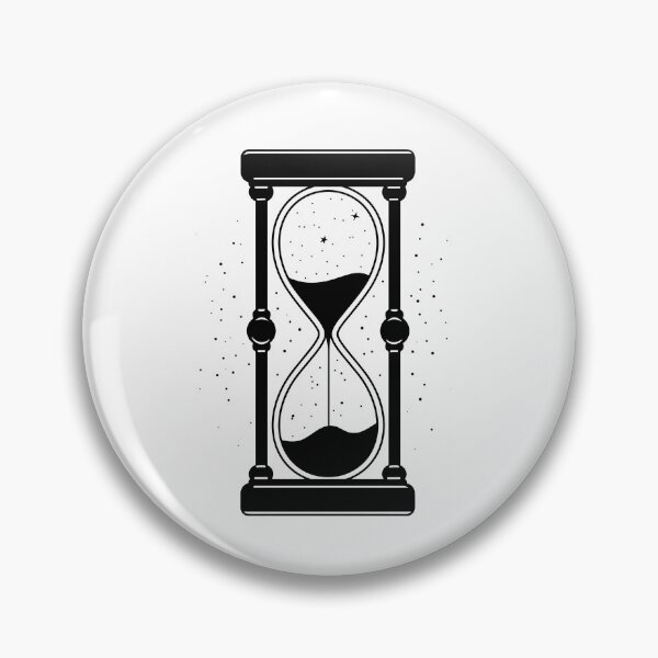 Item preview, Hourglass Celestial Minimalist - Sand Clock black and white - Sandglass designed and sold by Tomioka-Art.