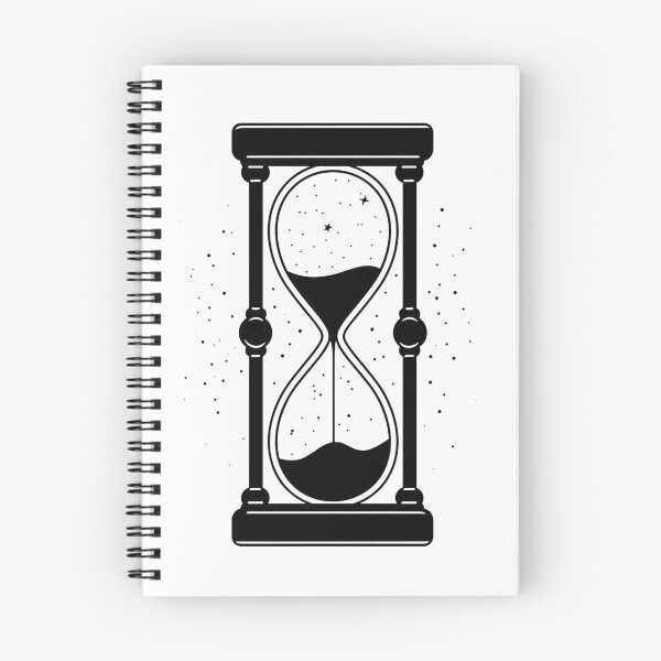Item preview, Hourglass Celestial Minimalist - Sand Clock black and white - Sandglass designed and sold by Tomioka-Art.