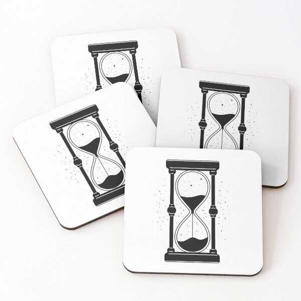 Item preview, Hourglass Celestial Minimalist - Sand Clock black and white - Sandglass designed and sold by Tomioka-Art.
