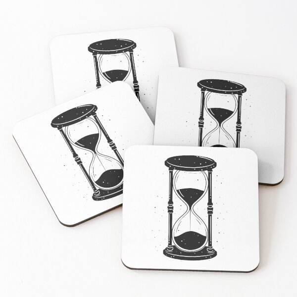Item preview, Hourglass Celestial Minimalist - Sand Clock black and white - Sandglass designed and sold by Tomioka-Art.