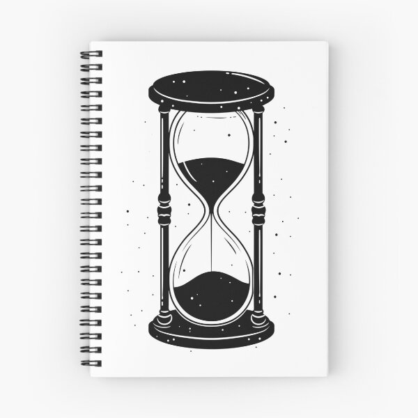Item preview, Hourglass Celestial Minimalist - Sand Clock black and white - Sandglass designed and sold by Tomioka-Art.