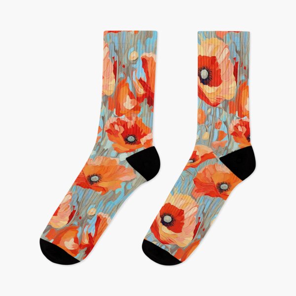 Item preview, Red Poppies Painting Pattern #1 designed and sold by NatureSight.