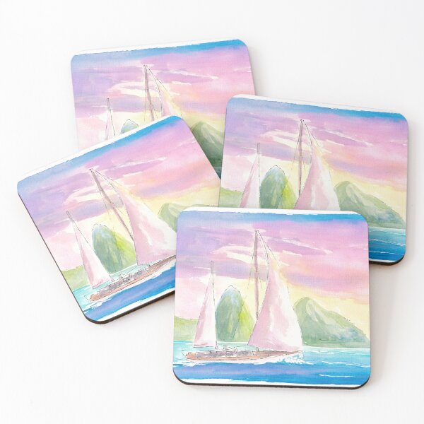 Item preview, Nautical Yachting Journey across the West Indies designed and sold by artshop77.