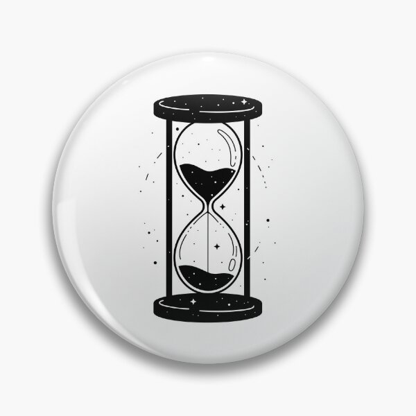 Item preview, Hourglass Celestial Minimalist - Sand Clock black and white - Sandglass designed and sold by Tomioka-Art.