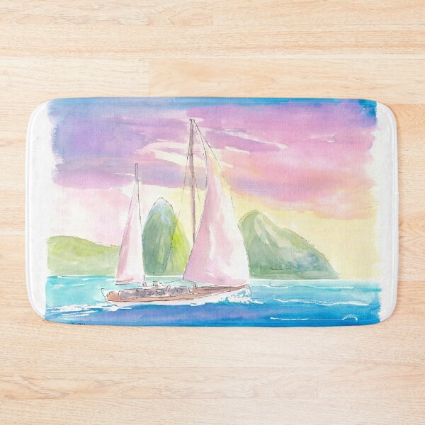 Item preview, Nautical Yachting Journey across the West Indies designed and sold by artshop77.