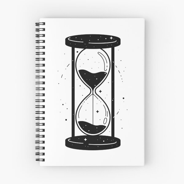 Item preview, Hourglass Celestial Minimalist - Sand Clock black and white - Sandglass designed and sold by Tomioka-Art.