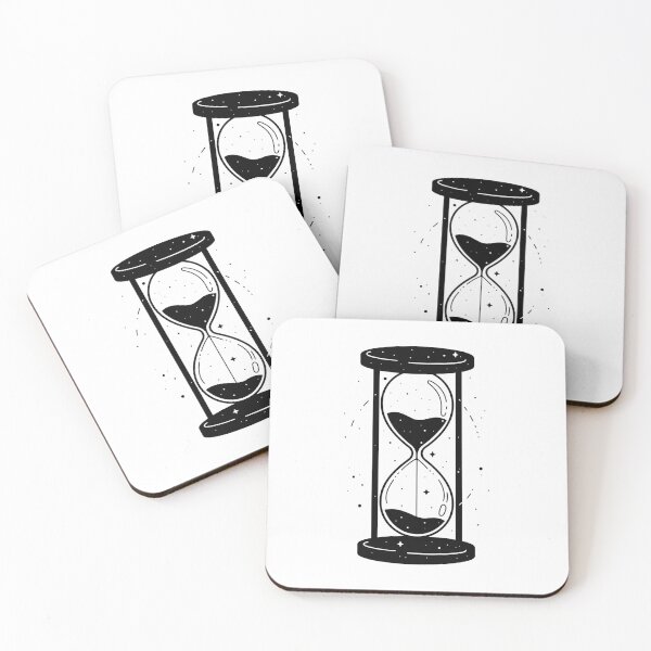 Item preview, Hourglass Celestial Minimalist - Sand Clock black and white - Sandglass designed and sold by Tomioka-Art.
