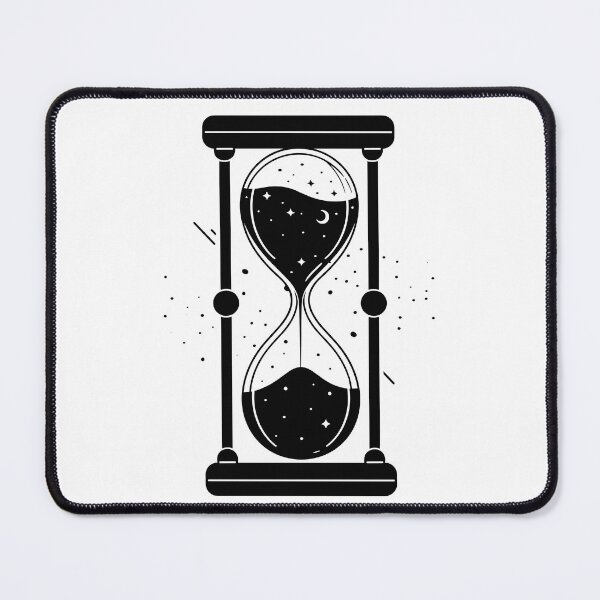 Item preview, Hourglass Celestial Minimalist - Sand Clock black and white - Sandglass designed and sold by Tomioka-Art.