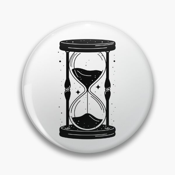 Item preview, Hourglass Celestial Minimalist - Sand Clock black and white - Sandglass designed and sold by Tomioka-Art.