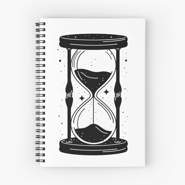 Item preview, Hourglass Celestial Minimalist - Sand Clock black and white - Sandglass designed and sold by Tomioka-Art.