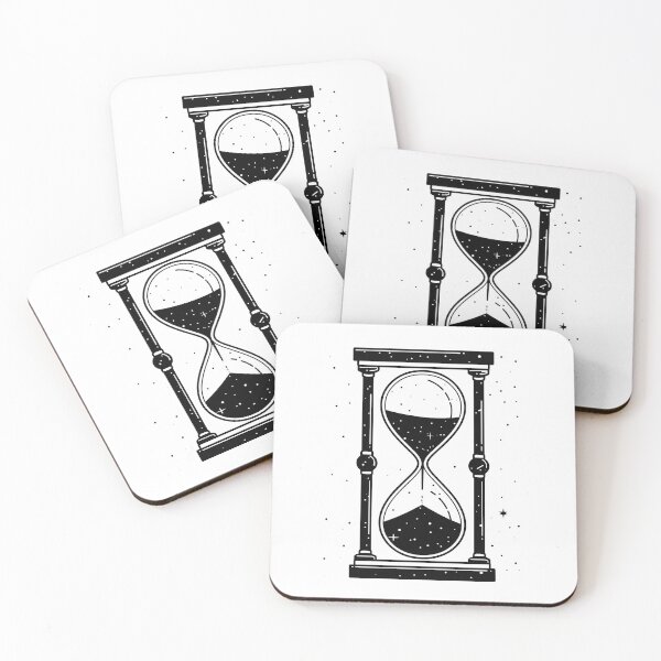 Item preview, Hourglass Celestial Minimalist - Sand Clock black and white - Sandglass designed and sold by Tomioka-Art.