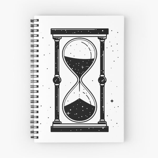 Item preview, Hourglass Celestial Minimalist - Sand Clock black and white - Sandglass designed and sold by Tomioka-Art.